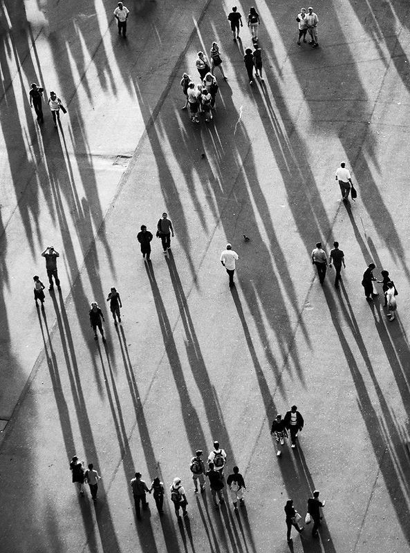 People shadows